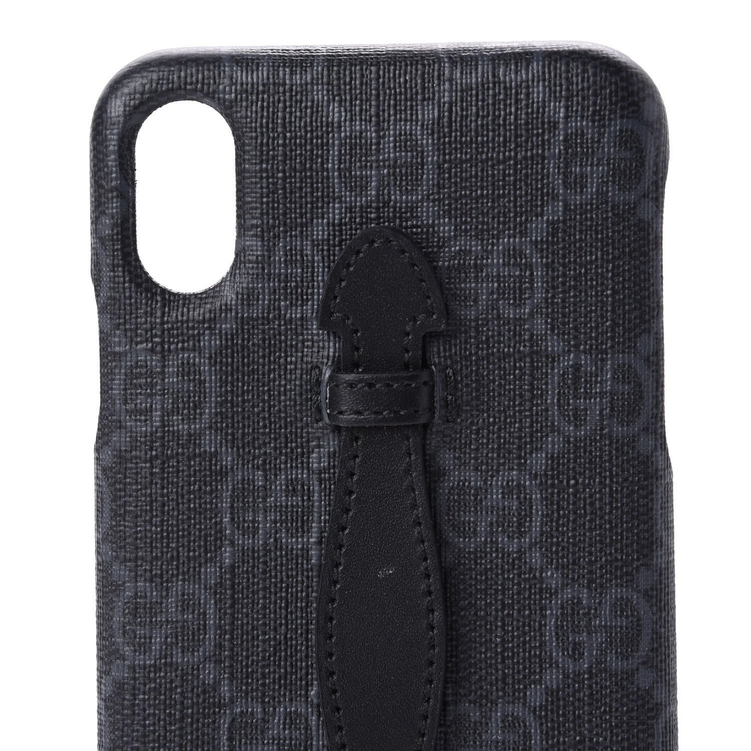 Gucci GG Supreme Monogram Top Handle iPhone XS Max Case Black 7 of 9