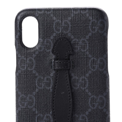 Gucci GG Supreme Monogram Top Handle iPhone XS Max Case Black 7 of 9