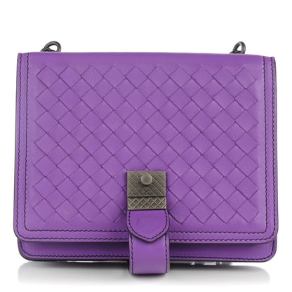 Bottega Veneta Nappa Intrecciato Shoulder Bag Byzantine 1 of 7