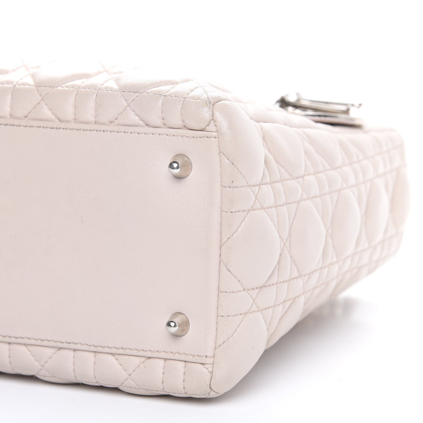 Lambskin Cannage Medium Lady Dior Light Pink