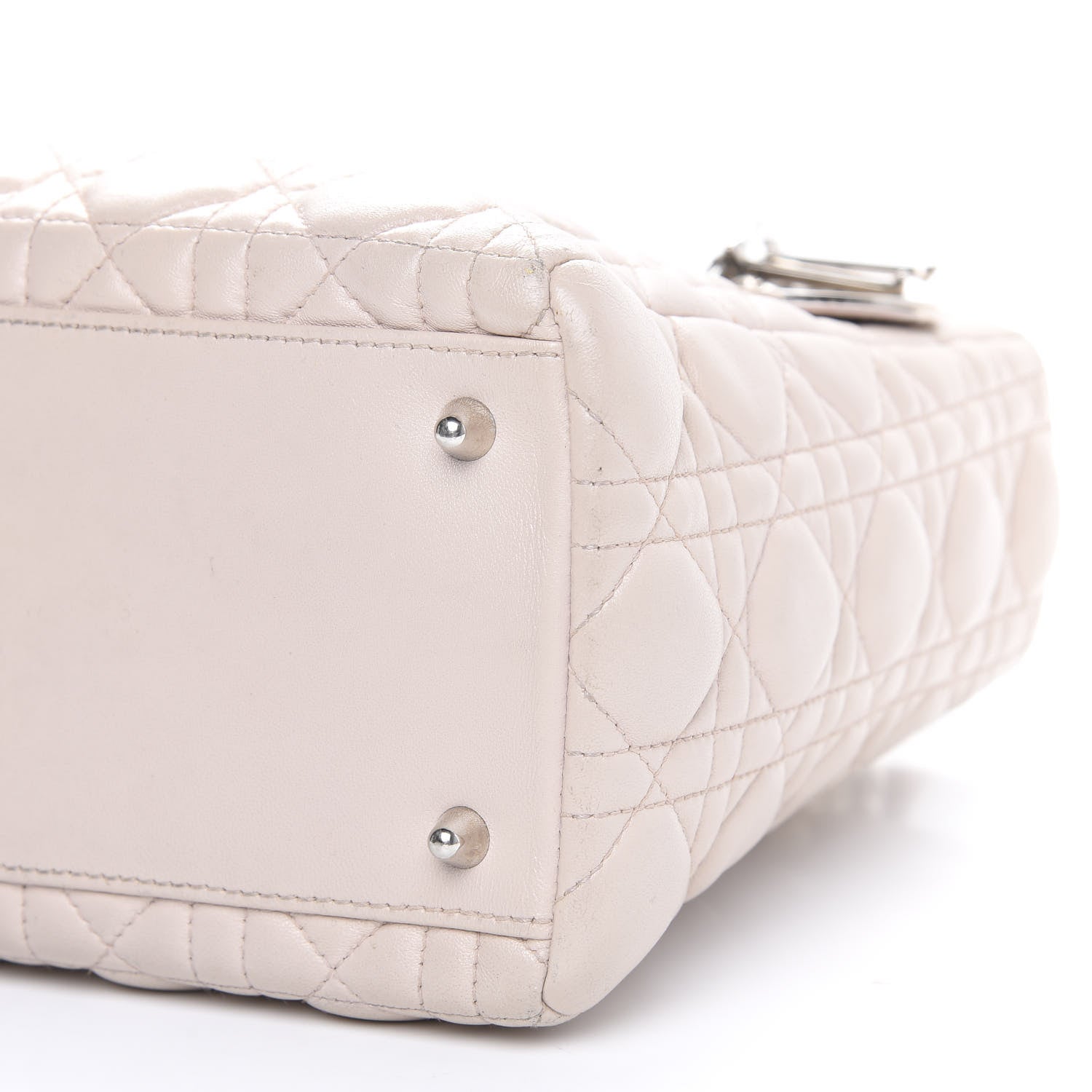 Christian Dior Lambskin Cannage Medium Lady Dior Light Pink 16 of 20