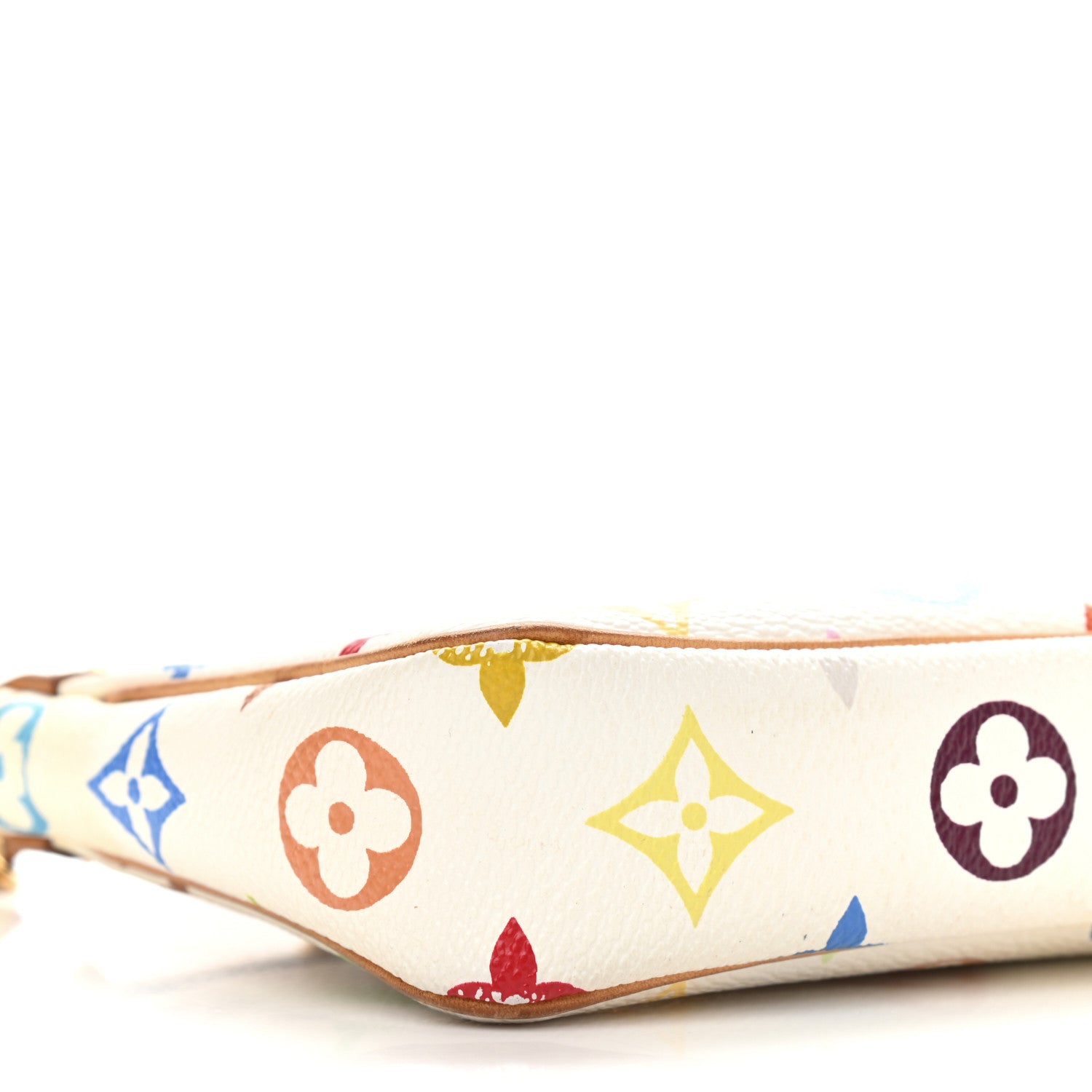 Louis Vuitton Monogram Multicolor Pochette Accessories White 7 of 10