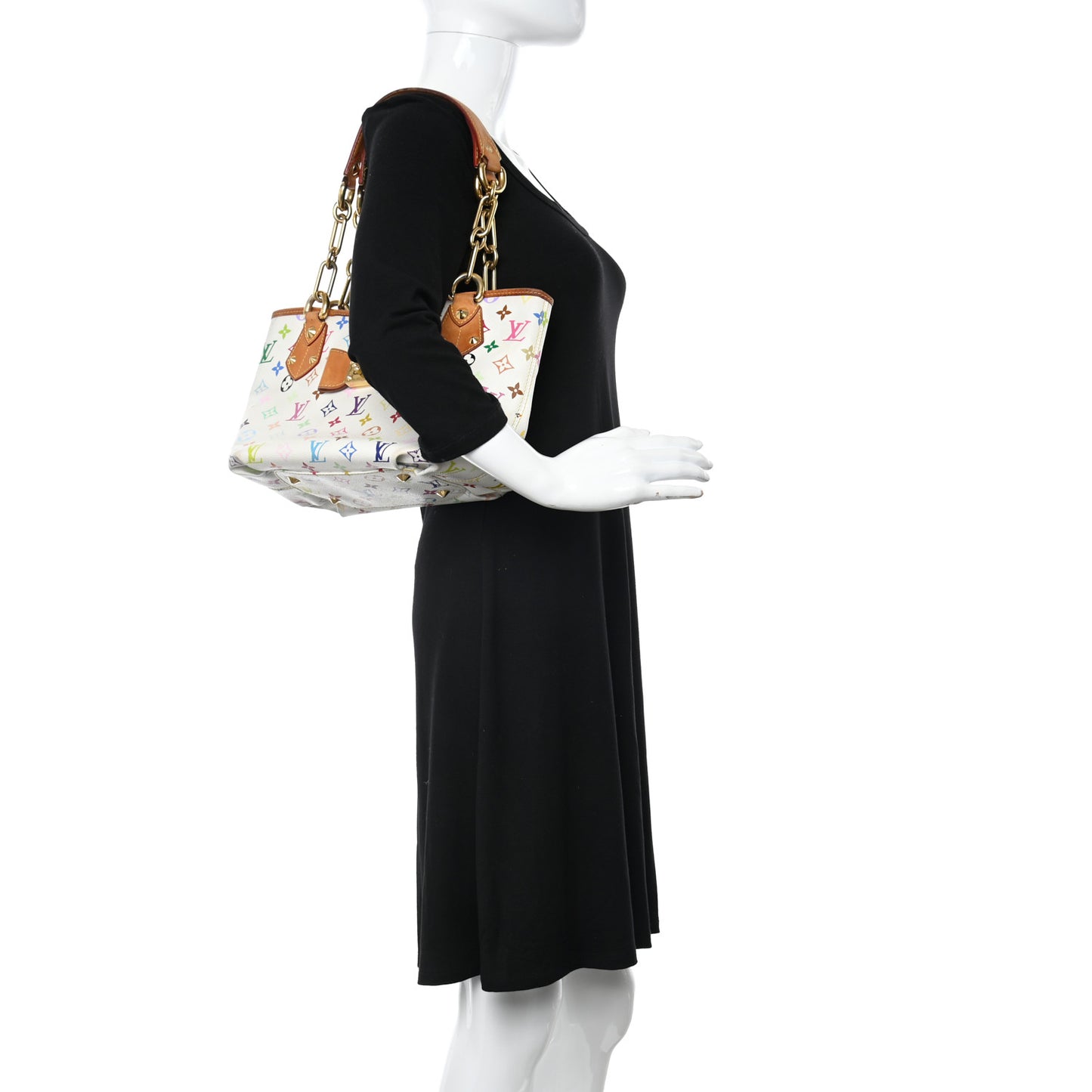 Monogram Multicolor Annie MM White