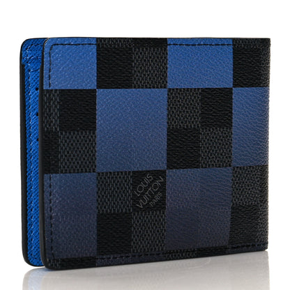 Louis Vuitton Damier Graphite Giant Blue Multiple Wallet 3 of 7