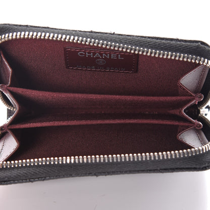 Chanel Caviar Quilted Zip Coin Purse Black 5 of 14