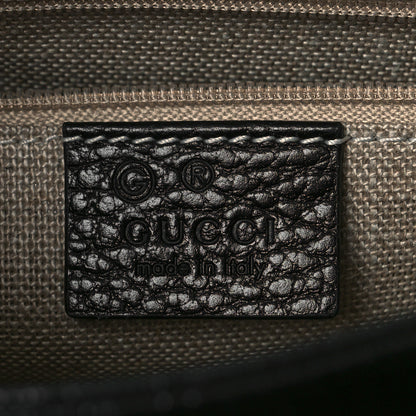 Gucci Dollar Calfskin Interlocking G Crossbody Bag Black 6 of 9