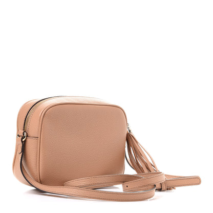 Gucci Pebbled Calfskin Small Soho Disco Bag Camelia 3 of 11