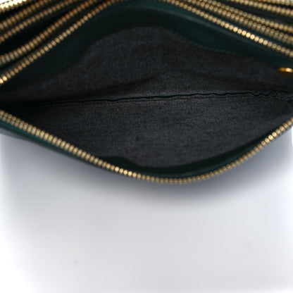 Celine Lambskin Small Trio Crossbody Bag Light Emerald 7 of 10