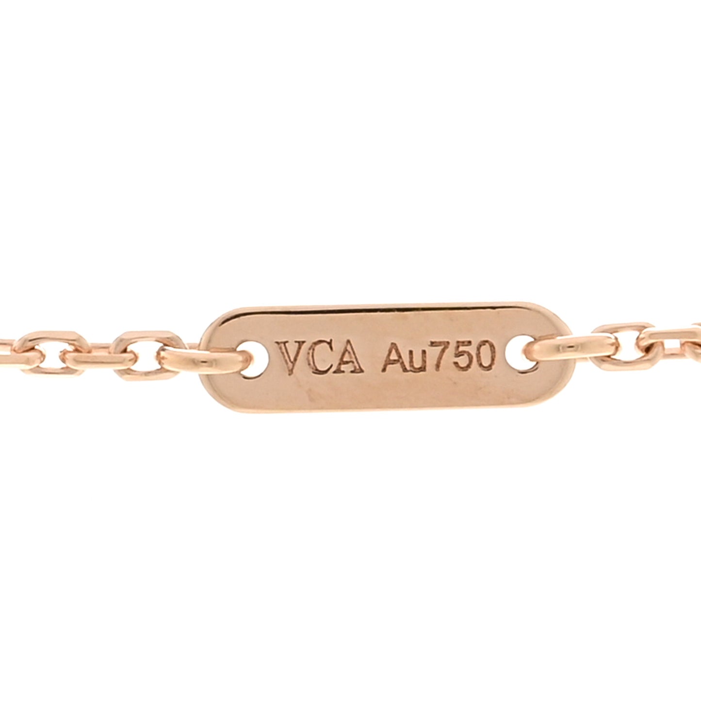 18K Rose Gold Sweet Alhambra Pendant Necklace