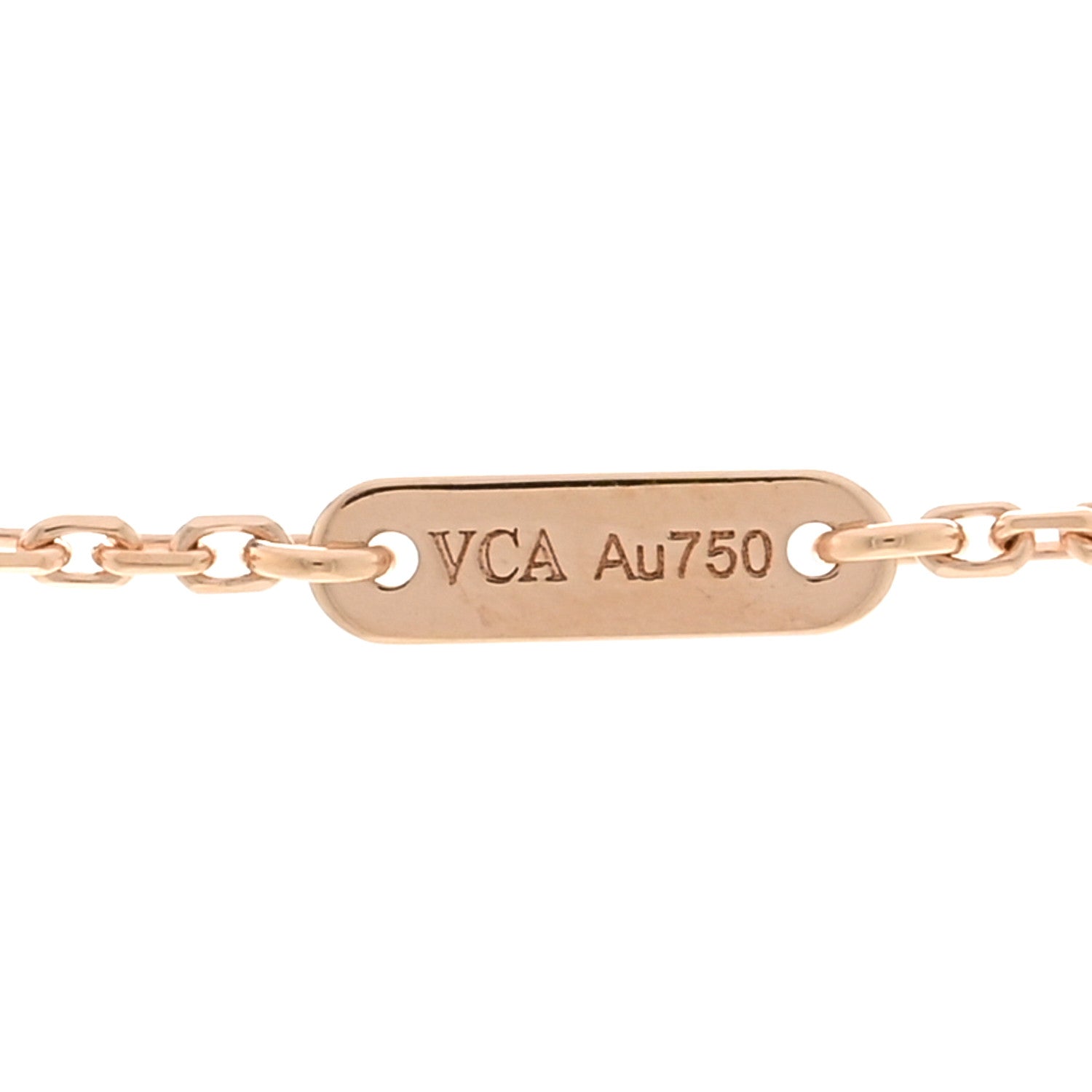 Van Cleef & Arpels 18K Rose Gold Sweet Alhambra Pendant Necklace 4 of 6