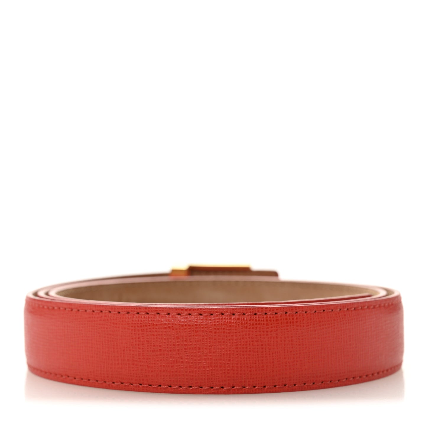 Vitello Elite FF Buckle Belt 85 34 Red