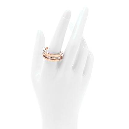Bulgari 18K Rose Gold B.Zero1 Legend Three-Band Ring 63 10.25 2 of 4