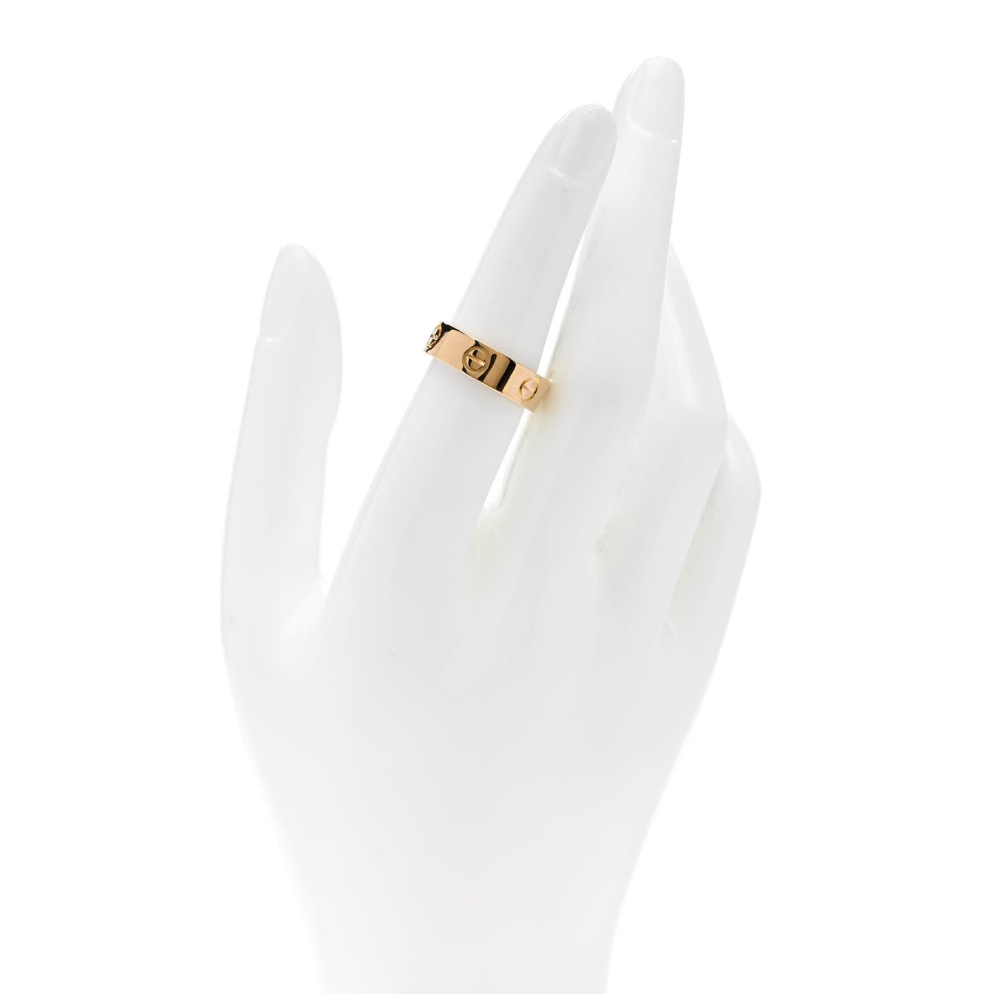 18K Yellow Gold 5.5mm LOVE Ring 53 6.5