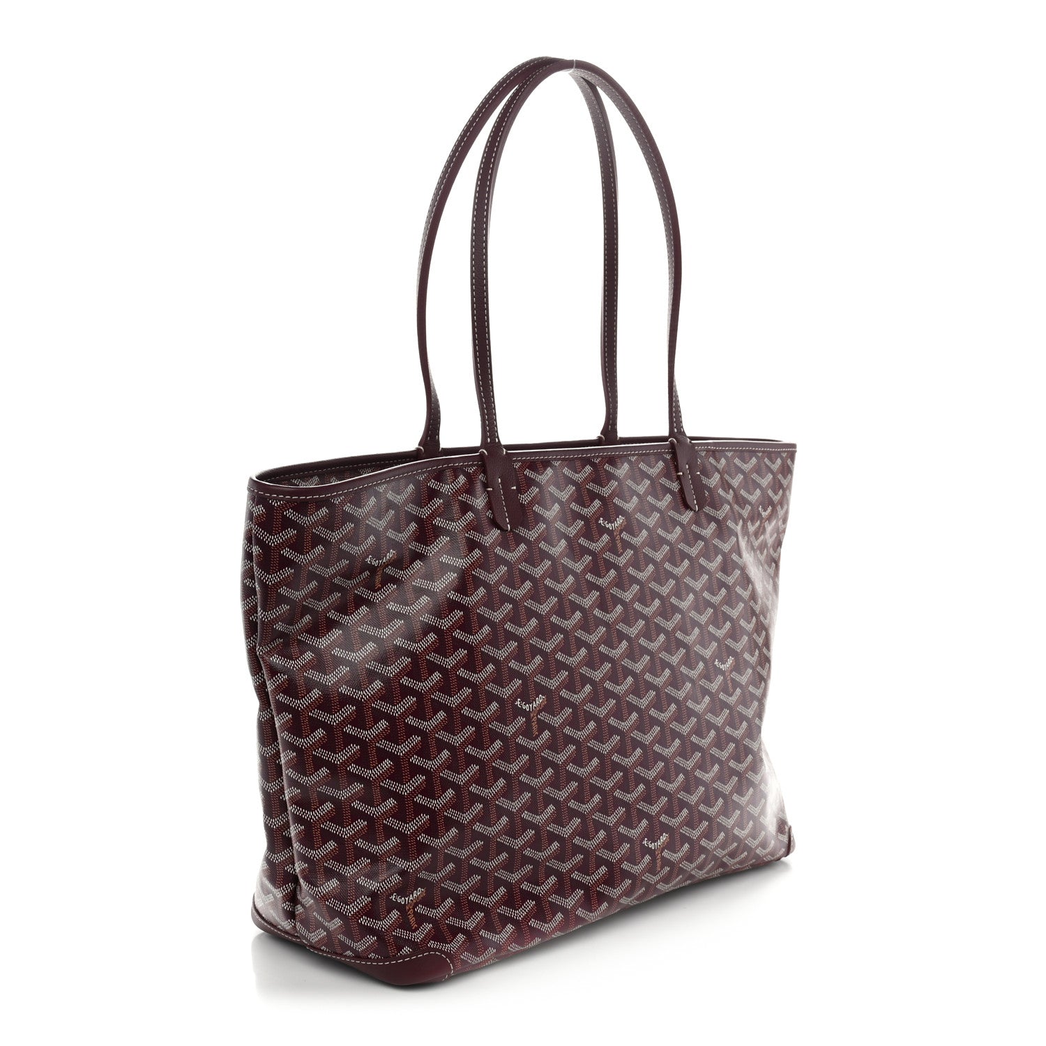 Goyard Goyardine Artois MM Burgundy 2 of 9