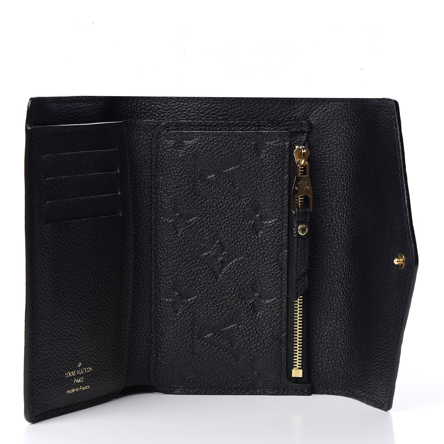 Louis Vuitton Empreinte Compact Curieuse Wallet Black 4 of 8