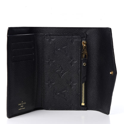 Louis Vuitton Empreinte Compact Curieuse Wallet Black 4 of 8