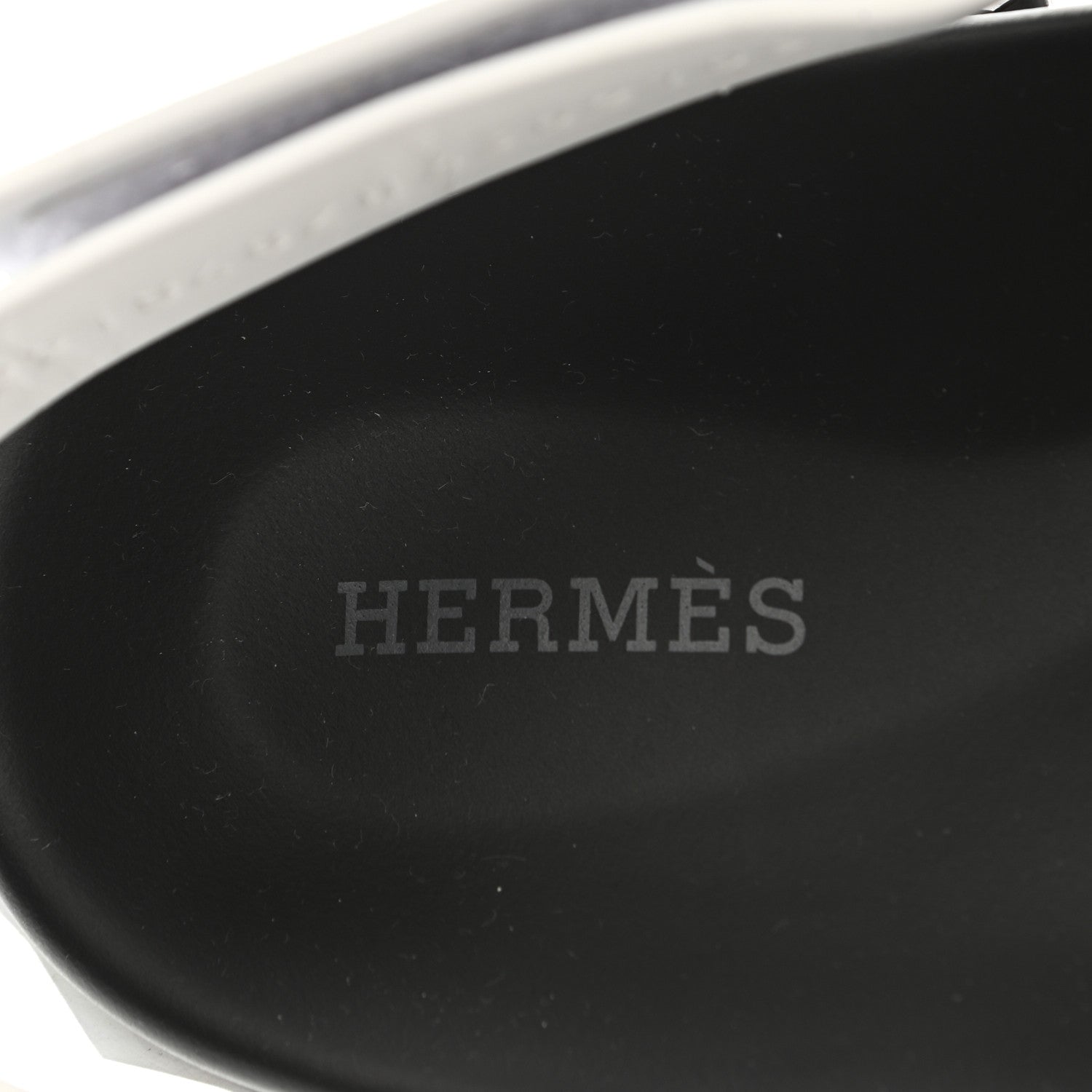 Hermes Calfskin Goatskin Mens Electric Sandals 43 White 6 of 10
