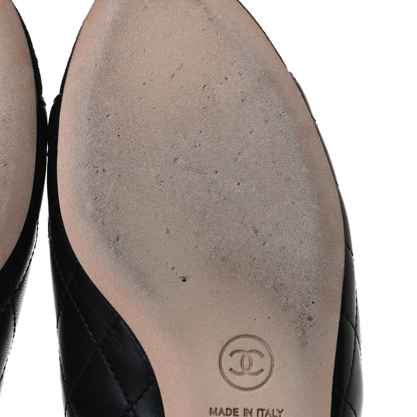 Kid Suede Quilted Mules 36 Black