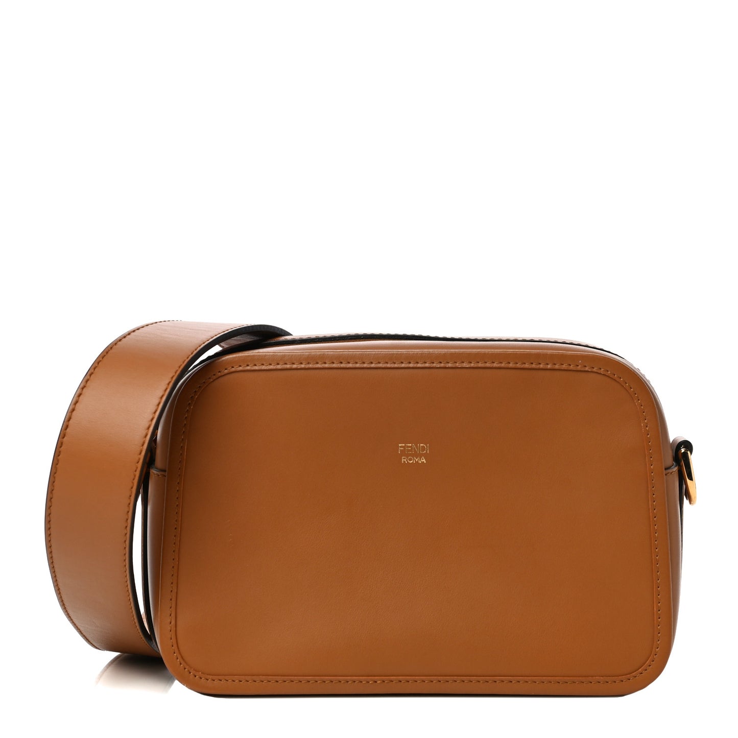 Vitello Century F is Fendi Camera Case Caramello