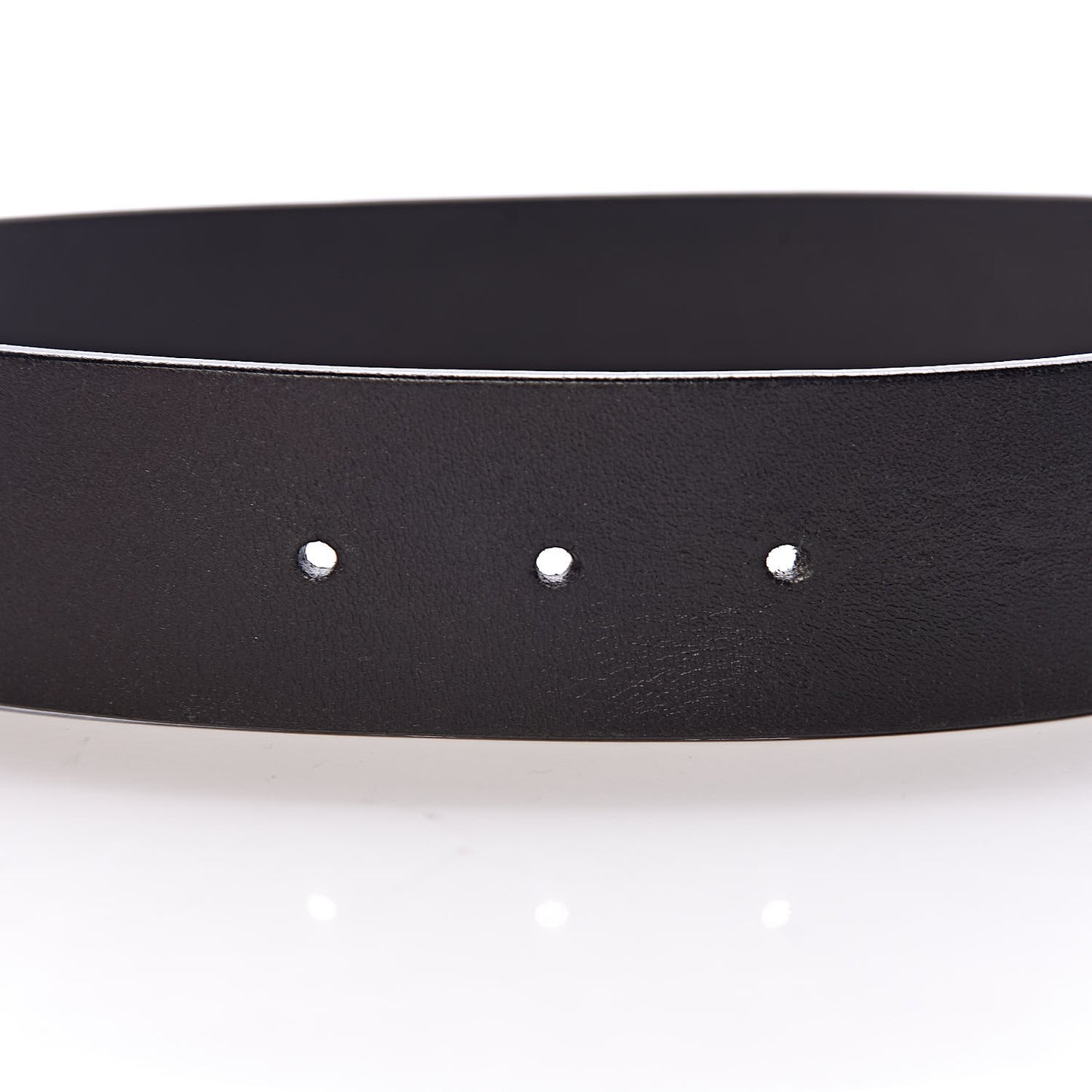 Calfskin G Buckle Belt 75 30 Black