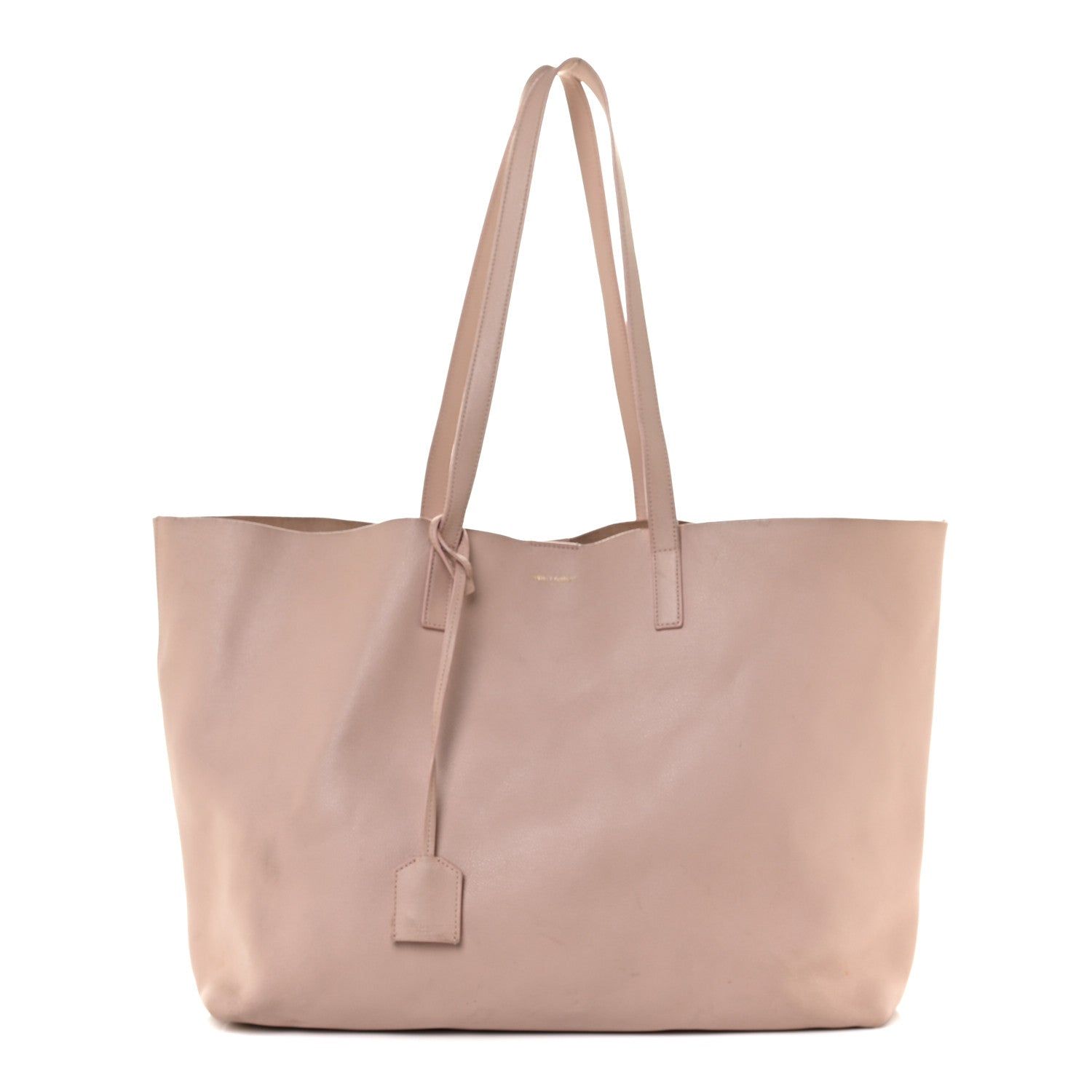 Saint Laurent Calfskin Large Shopping Tote Rose Antic 1 of 33