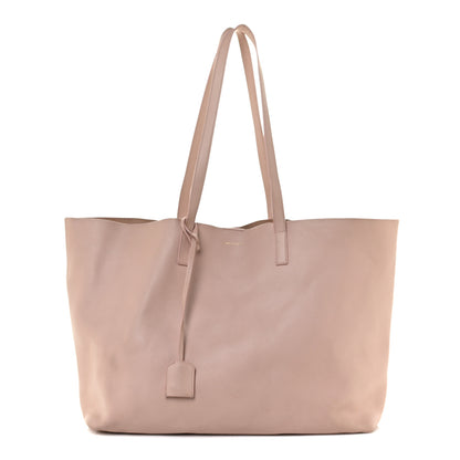 Saint Laurent Calfskin Large Shopping Tote Rose Antic 1 of 33