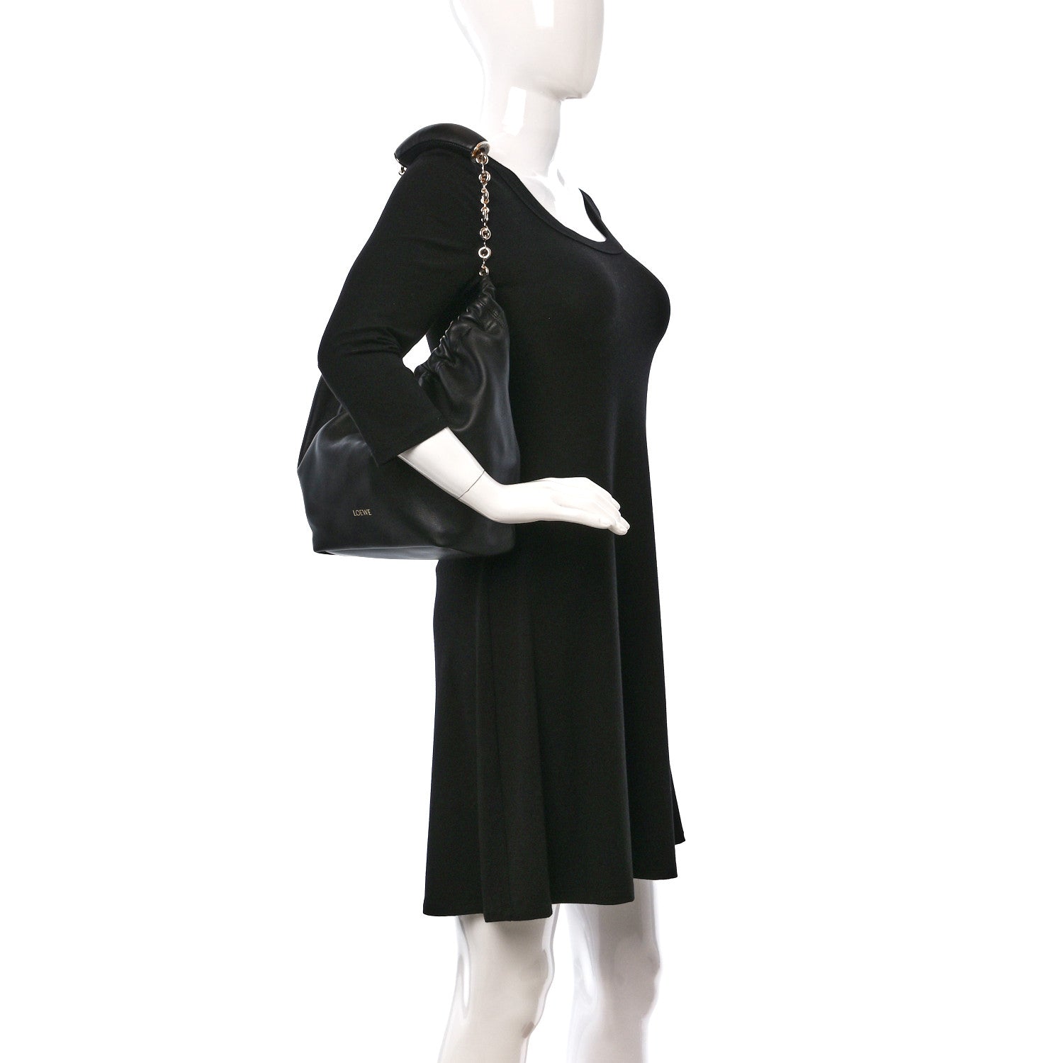 Loewe Nappa Small Squeeze Bag Black 2 of 9