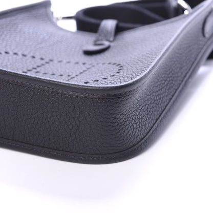 Hermes Taurillon Clemence Evelyne TPM Black 8 of 10