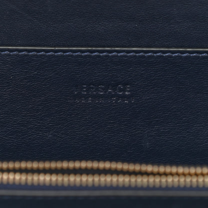 Versace Calfskin Small DV One Navy 6 of 14
