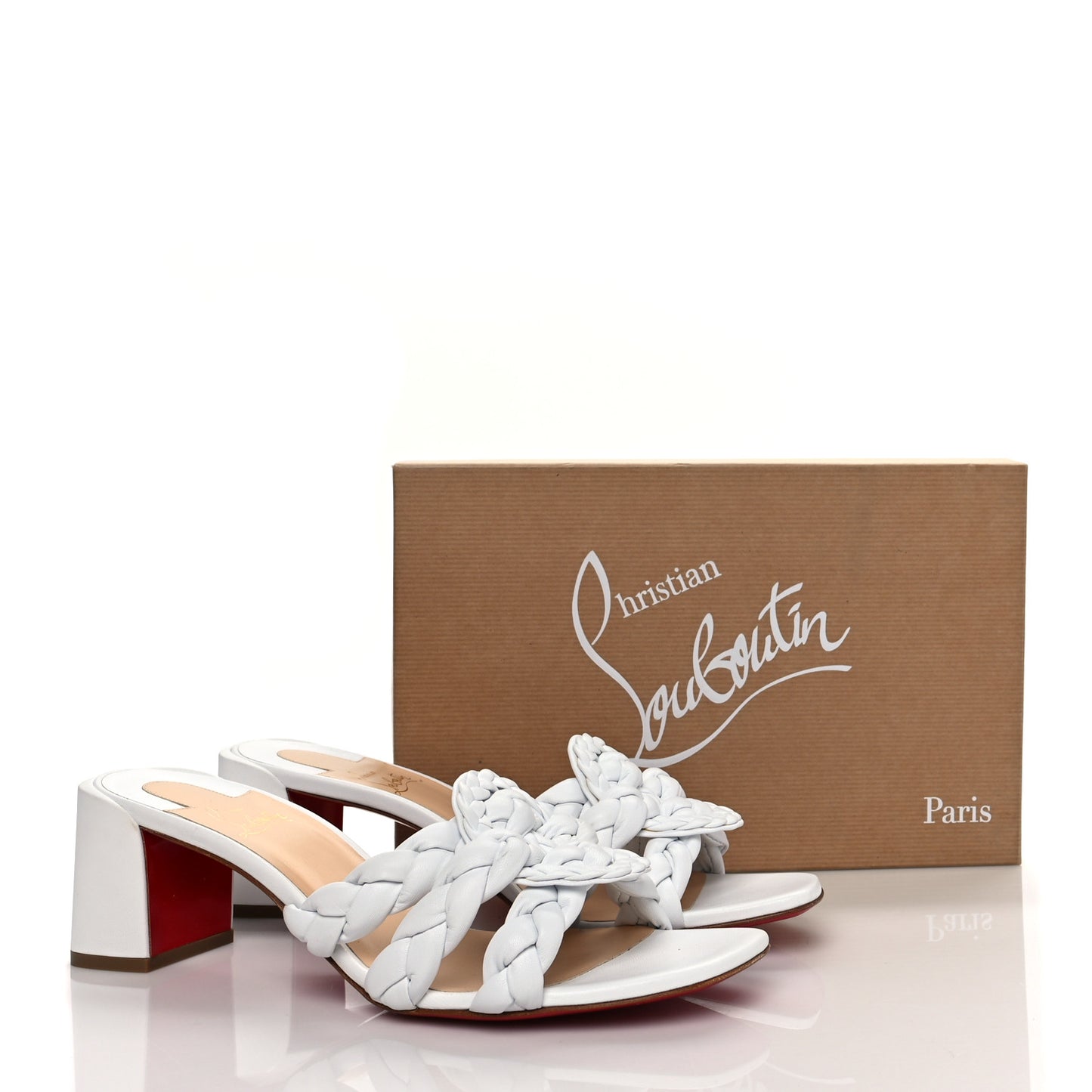 Nappa Marmela Mules 41 Bianco