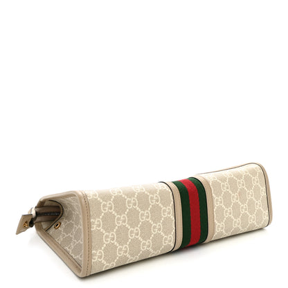 Gucci GG Supreme Monogram Web Ophidia GG Toiletry Case Beige Mystic White Oatmeal 4 of 10