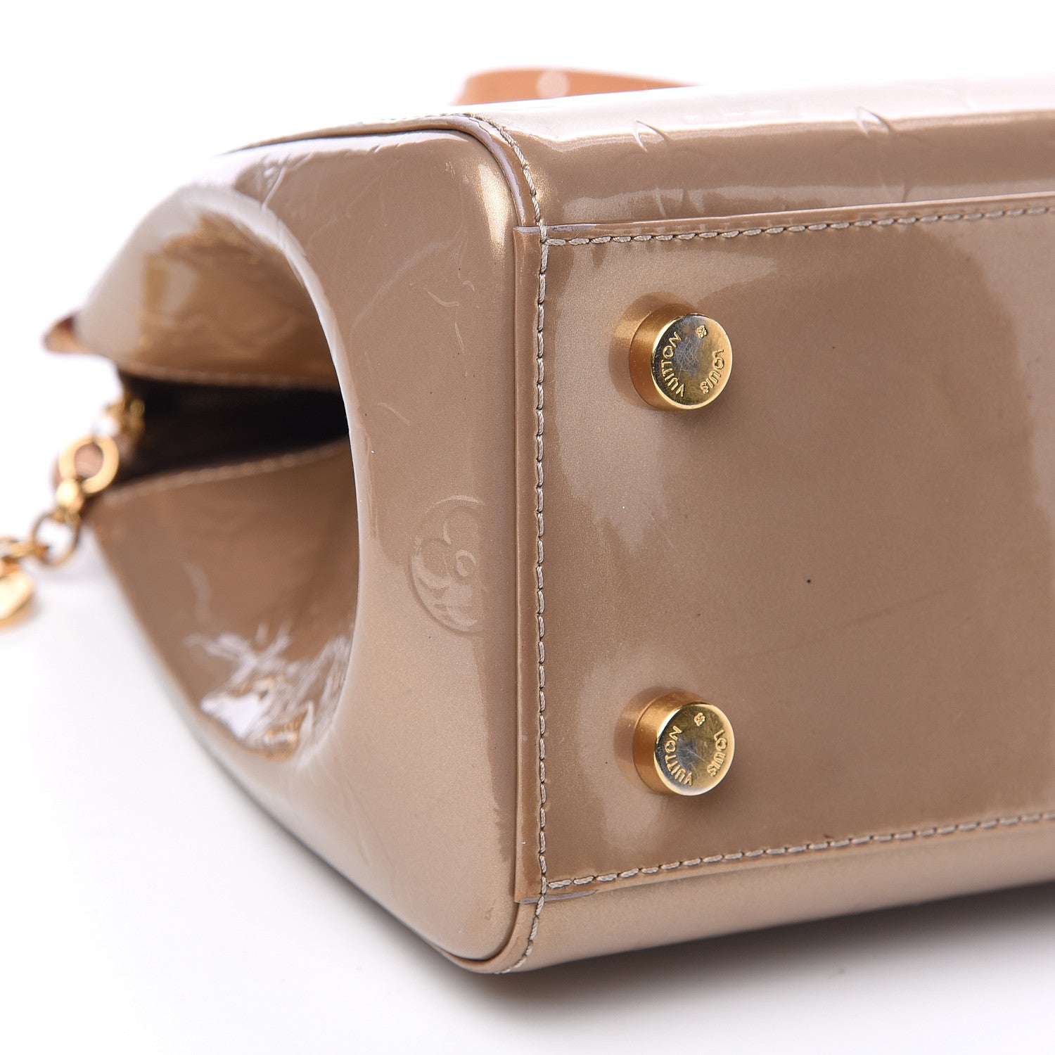 Louis Vuitton Vernis Brea MM Beige Poudre 8 of 14