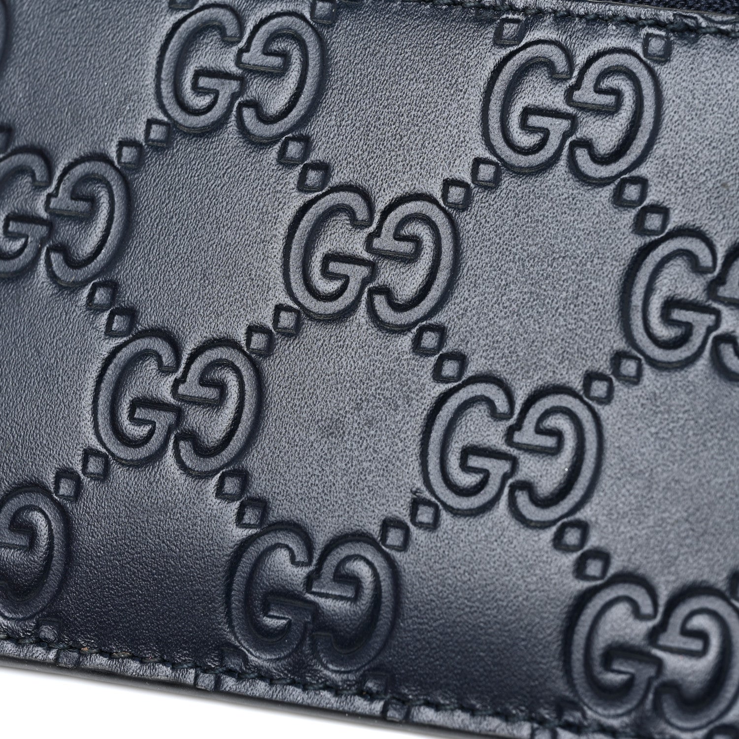 Gucci Guccissima Signature Coin Case Card Holder Blue 11 of 11