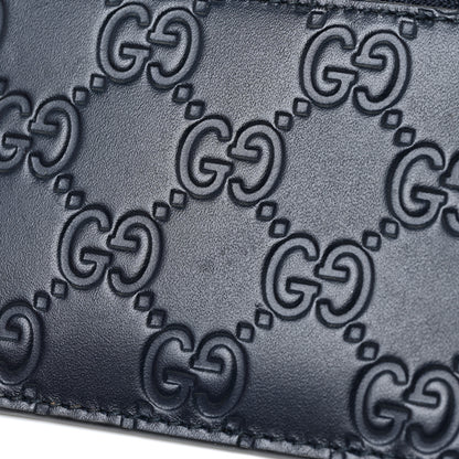 Gucci Guccissima Signature Coin Case Card Holder Blue 11 of 11
