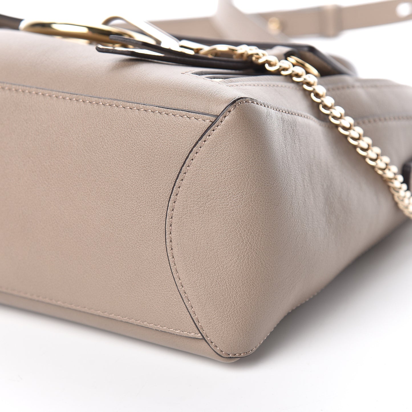 Calfskin Small Faye Day Shoulder Bag Motty Grey