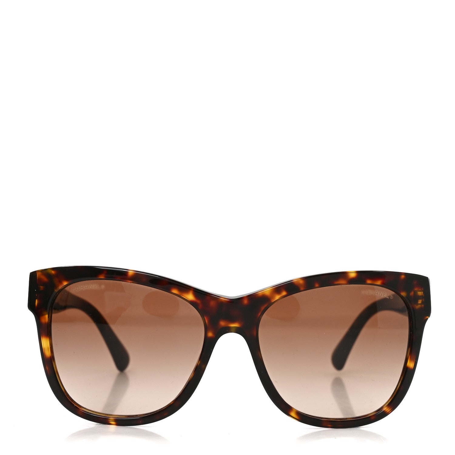 Chanel Acetate Runway Square Sunglasses 5380 Dark Tortoise 1920342