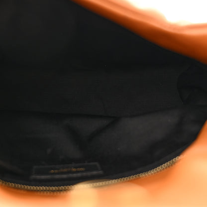Saint Laurent Lambskin Quilted Small Loulou Puffer Monogram Chain Satchel Dark Honey 5 of 15