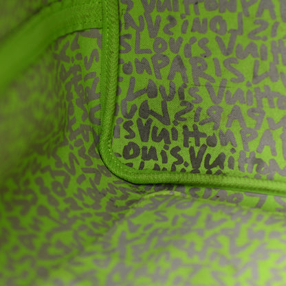 Louis Vuitton Monogram Graffiti Neverfull GM Green 16 of 19