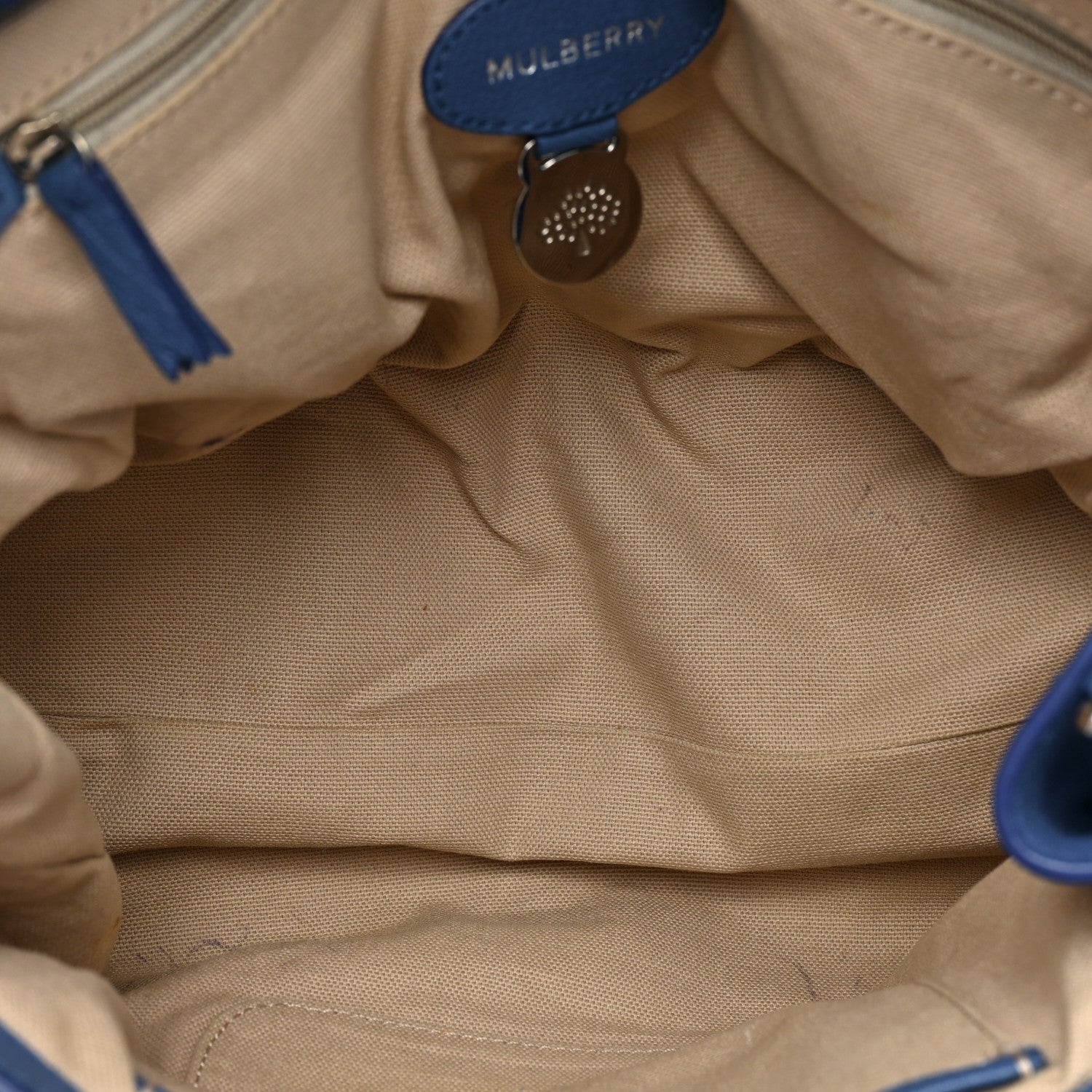 Mulberry Polished Buffalo Medium Alexa Bluebell Blue 4 of 22