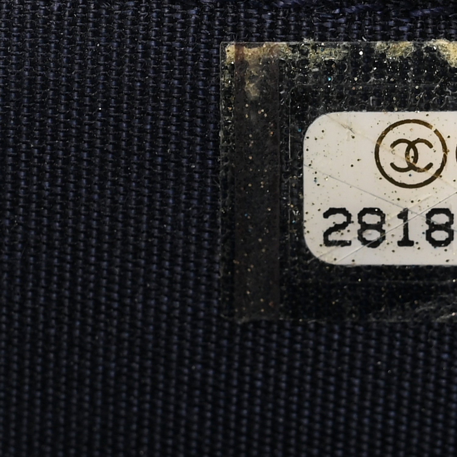 Chanel Canvas Small Deauville Clutch With Chain Black 8 of 11