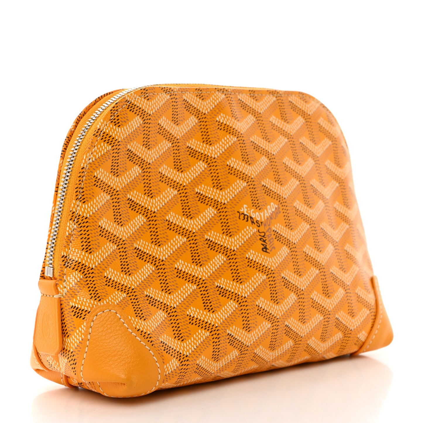 Goyardine Vendome Toiletry Pouch Yellow