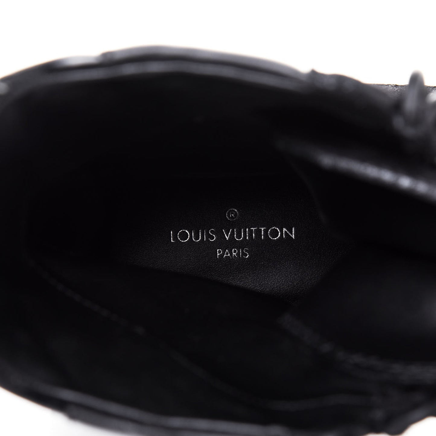 Suede Calfskin Laureate Platform Desert Boots 40 Black