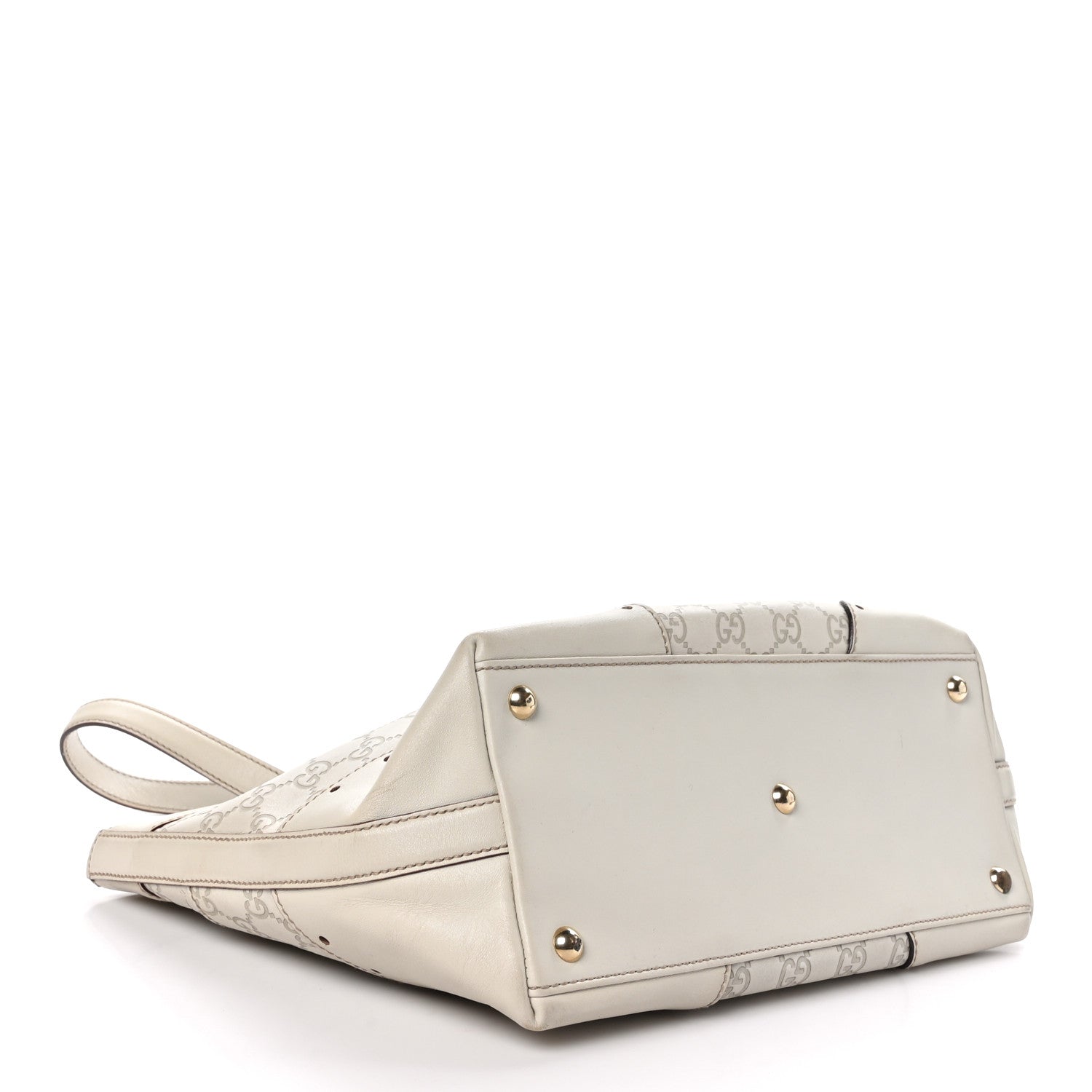 Gucci Guccissima Large Punch Tote Ivory 4 of 10