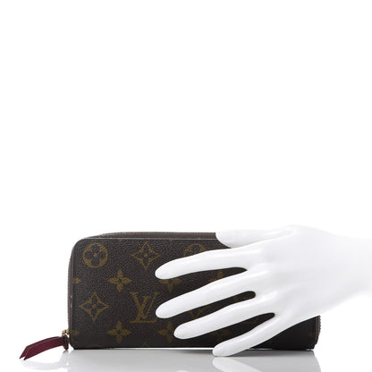 Louis Vuitton Monogram Clemence Wallet Fuchsia 2 of 8
