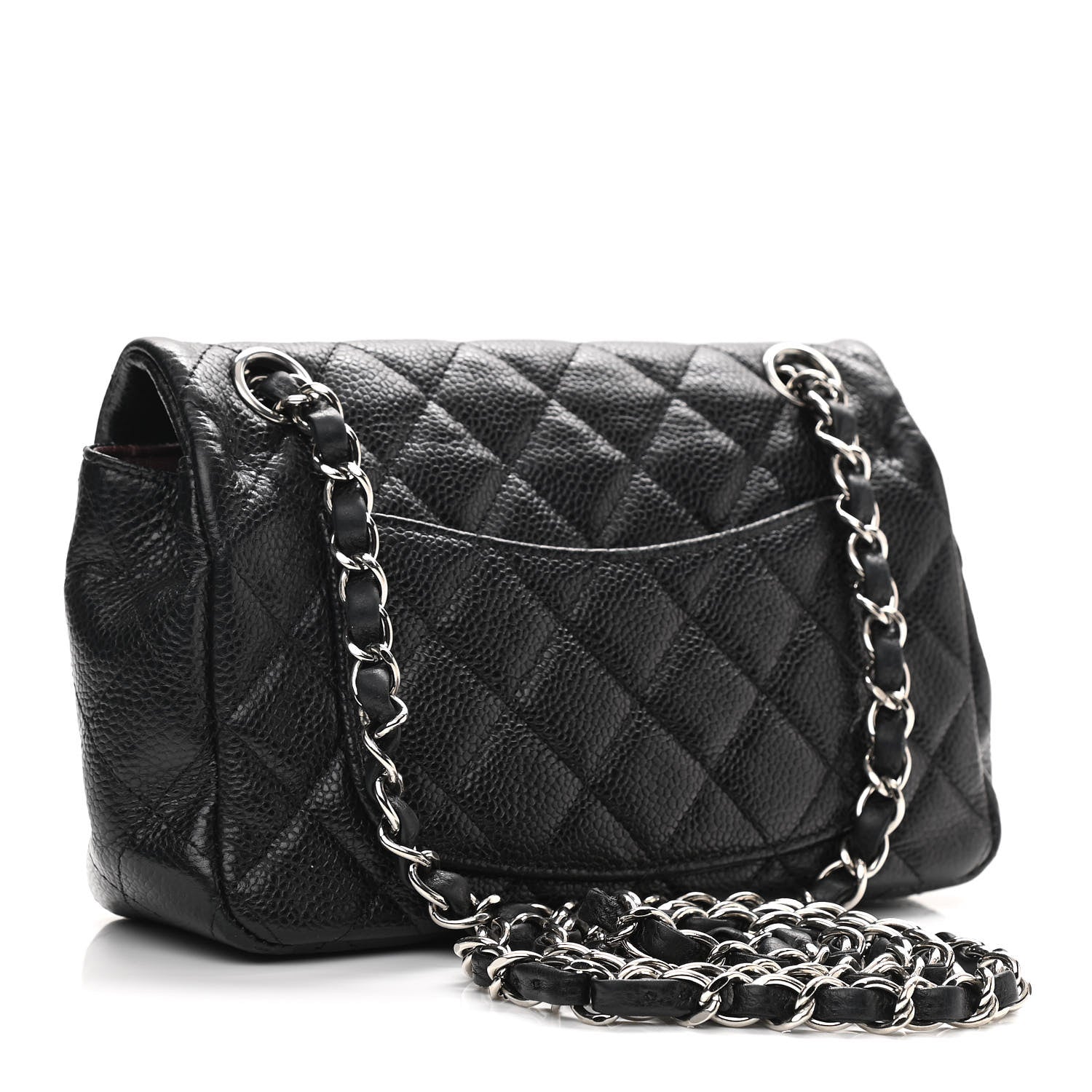 Chanel Caviar Quilted Mini Rectangular Flap Black 3 of 11