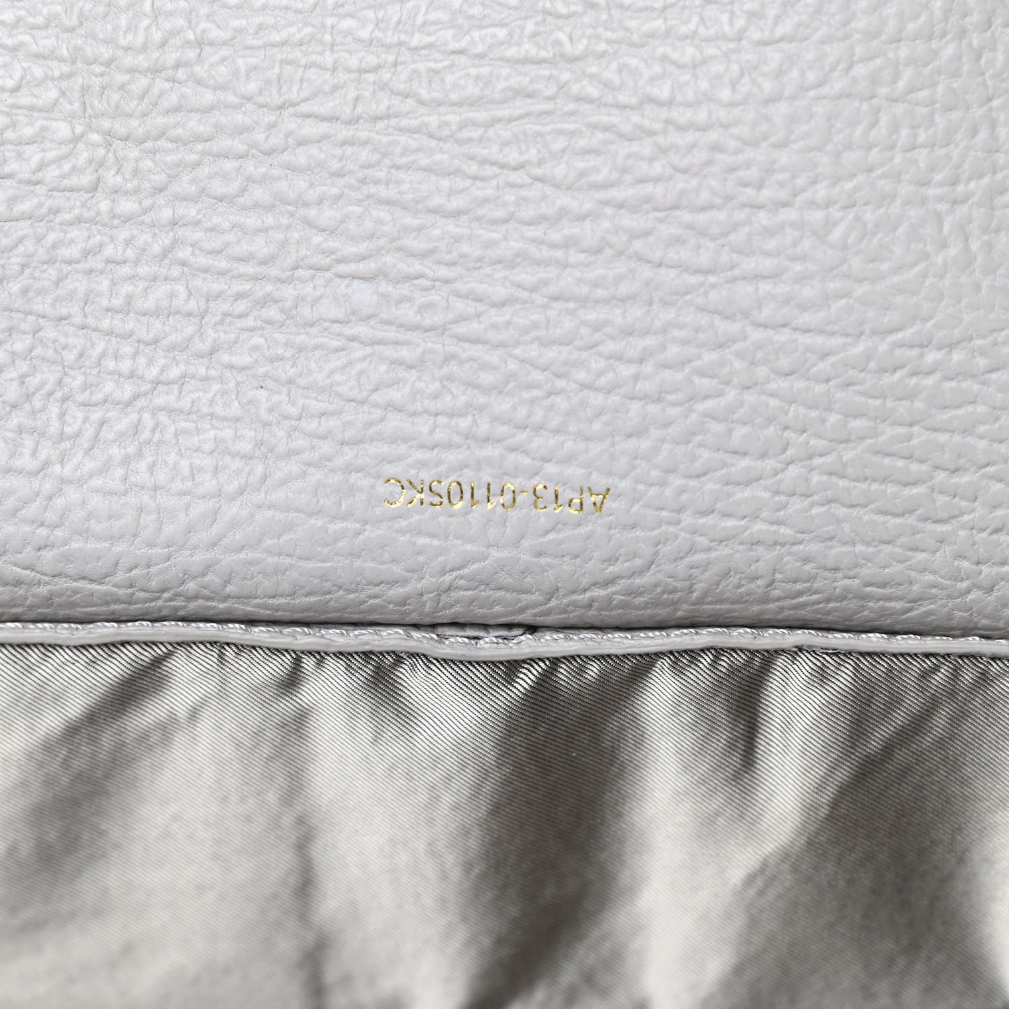 Textured Calfskin Large Pashli Tote Feather