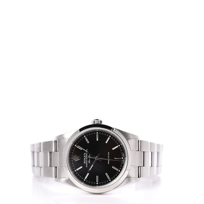 Rolex Stainless Steel 34mm Air-King Oyster Perpetual Precision Watch Black 14000 3 of 7