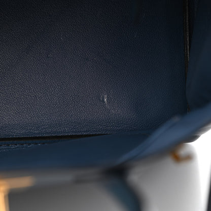 Hermes Box Birkin 30 Bleu Thalassa 12 of 16