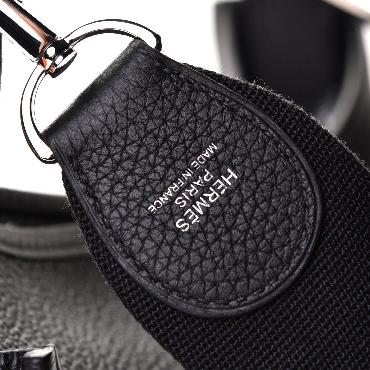 Hermes Taurillon Clemence Evelyne III PM Black 6 of 10
