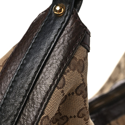 Gucci Monogram Medium Interlocking Hobo Dark Brown 11 of 12